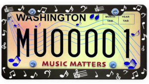 Music Matters License Plate